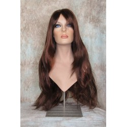 ALICIA XL | Auburn Copper Red Long Wig SEXY Extra Long Skin Part Bangs 28"