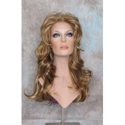 ROSE | Strawberry Blonde Mix Long Wig Loose Curls Wispy Bangs 