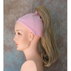 BETSY | Golden Blonde Reversible Long Claw Clip Ponytail Hairpiece 