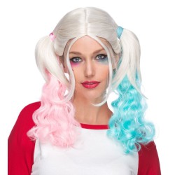 "Harley Quinn" Suicide Squad | Cosplay Wig Pink Blue Gradient Hair High Quality