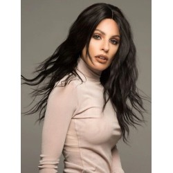 KELL | Natural Black Lace Front Wig Waves Part HEAT OK | Forever Young 